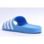 Adidas Originals Adilette Aqua Παντόφλες Γαλάζιες, Λευκές