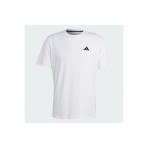 Adidas Performance Ανδρικό Κοντομάνικο Αθλητικό T-Shirt Λευκό