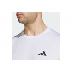 Adidas Performance Ανδρικό Κοντομάνικο Αθλητικό T-Shirt Λευκό