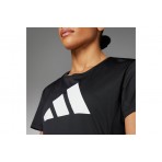 Adidas Performance Run It Γυναικείο Αθλητικό T-Shirt Μαύρο