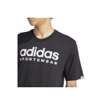 Adidas Performance Sportswear Ανδρικό Κοντομάνικο T-Shirt Μαύρο