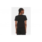 Calvin Klein Γυναικείο Κοντομάνικο Cropped T-Shirt Μαύρο