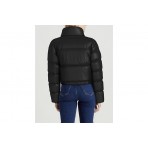 Calvin Klein Cropped Γυναικείο Puffer Μπουφάν Μαύρο