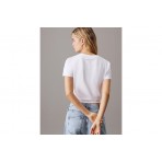 Calvin Klein Slim Cropped Badge T-Shirt Γυναικείο (J20J225524 YAA)