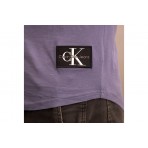 Calvin Klein Cotton Badge Ανδρικό Κοντομάνικο T-Shirt Ραφ