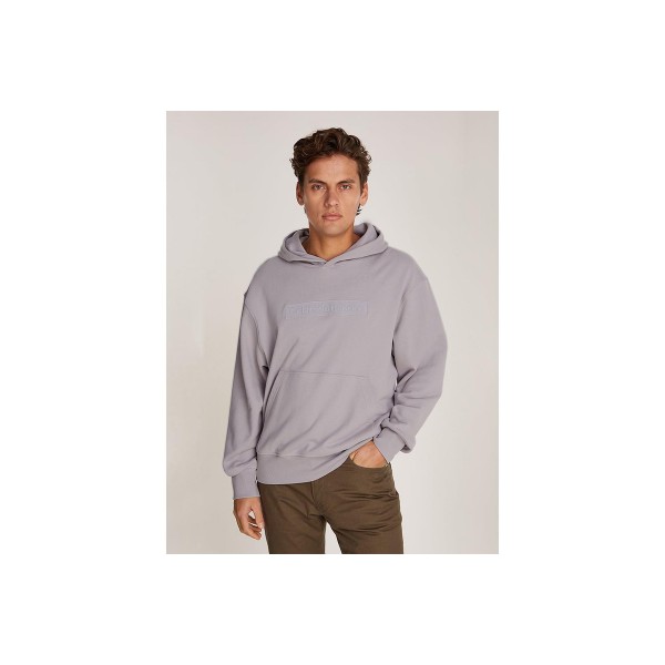 Calvin Klein Embroidered Box Hoodie Ανδρικό (J30J326147 PCR)