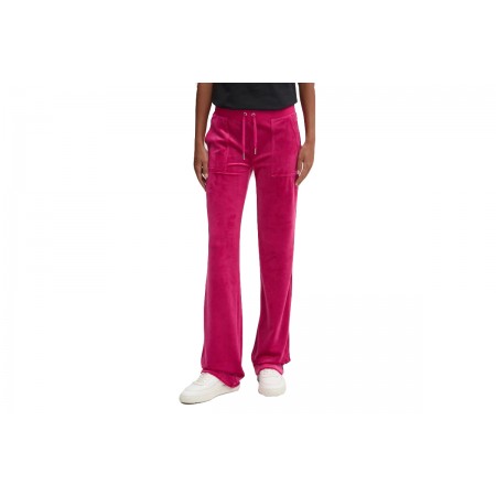 Juicy Couture Straight Leg Γυναικείο Παντελόνι Φόρμας Φούξια