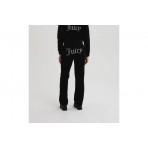 Juicy Couture Velour Γυναικείο Παντελόνι Φόρμας Μαύρο