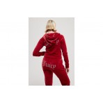 Juicy Couture Velour Γυναικείο Παντελόνι Φόρμας Κόκκινο