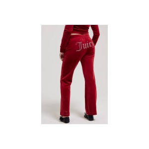 Juicy Couture Velour With Diamante Branding Παντελόνι Φόρμας Γυναικείο (JCAPW045 700)