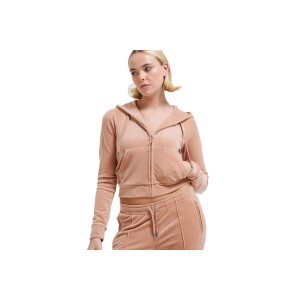 Juicy Couture Velour With Logo Ζακέτα Βελουτέ Γυναικεία (JCWA122001 681)