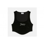 Juicy Couture Camina Corset Crop Top Αμάνικο Γυναικείο (JCWCT23305 101)