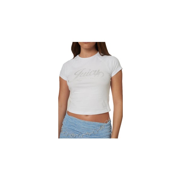 Juicy Couture Swrl Jersey Shrunken T-Shirt Γυναικείο (JCWCT24312 117)