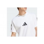 Adidas Performance Z.N.E. Ανδρικό Κοντομάνικο T-Shirt Λευκό