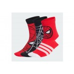 Adidas Performance Marvel Spider-Man Kάλτσες Ψηλές 3 Ζευγάρια (JG5787)