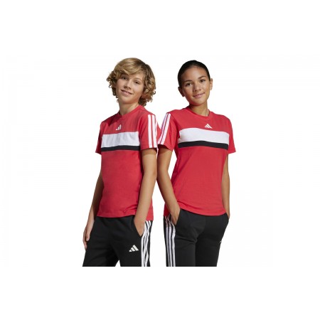 Adidas Performance J Seasonal Ess Tiberio 3 Stripes T-Shirt 