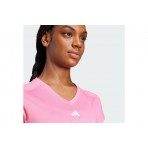 Adidas Performance AEROREADY Train Essentials Minimal Branding Γυναικείο Κοντομάνικο T-Shirt Ροζ