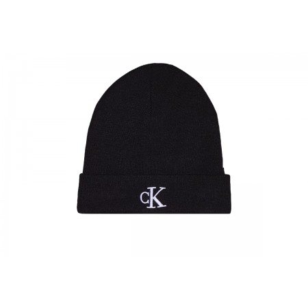 Calvin Klein Monogram Embro Beanie Σκουφάκι Χειμερινό 