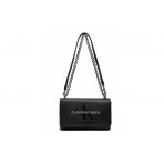 Calvin Klein Sculpted Ew Flap W-Chain25 Mono Τσάντα Ωμου - Χειρός Fashio (K60K612221 01R)