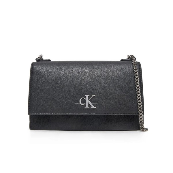 Calvin Klein Minimal Monogram Ew Flap21 Τσαντάκι Χιαστί - Ώμου (K60K612233 BEH)