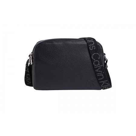 Calvin Klein Ultralight Dbl Zip Camera Bag21 Pu Τσαντάκι Χιαστί - Ώμου 