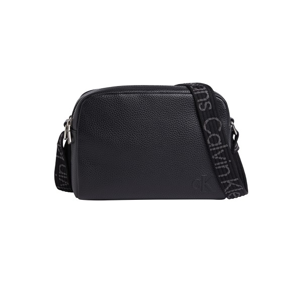 Calvin Klein Ultralight Dbl Zip Camera Bag21 Pu Τσαντάκι Χιαστί - Ώμου (K60K612283 BEH)