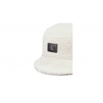 Calvin Klein Γυναικείο Sherpa Καπέλο Bucket Λευκό