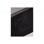 Calvin Klein Sculpted Pouch 25 Deboss Τσαντάκι Ώμου Μαύρο