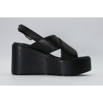 Karl Lagerfeld Wendy Kross Strap Sling Γυναικεία Πέδιλα Μαύρα