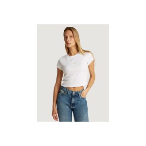 Calvin Klein Crop Top Κοντομάνικο Γυναικείο (LV047AB802 YAA)