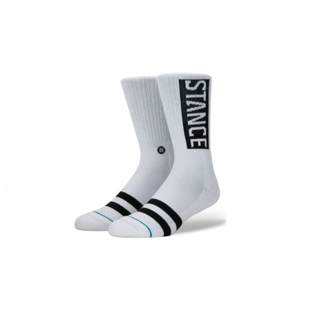 Stance Og Unisex Κάλτσες μέχρι τη Γάμπα Λευκές