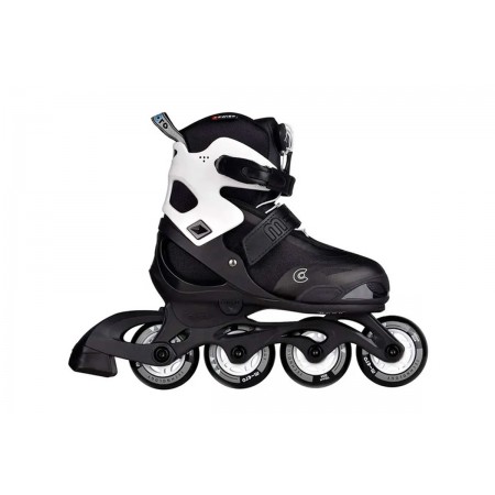 Micro Inline Skates Rollers Μαύρα, Λευκά