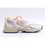 New Balance 530 Unisex Sneakers Λευκά, Πορτοκαλί, Ασημί, Μπεζ