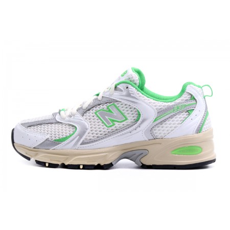 New Balance 530 Sneakers Λευκά, Πράσινα, Ασημί, Μπεζ
