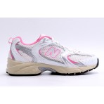 New Balance 530 Sneakers Λευκά, Ροζ, Ασημί, Μπεζ