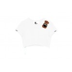 Mwm Teddy Crop Top Κοντομάνικο Γυναικείο (MW052020911 WHITE)