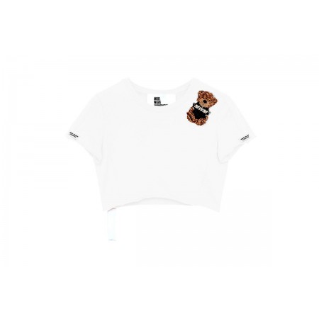 Mwm Teddy Crop Top Κοντομάνικο Γυναικείο 