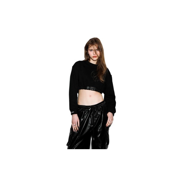 Mwm Crop Top Μακρυμάνικο Γυναικείο (MW071032001 BLACK)