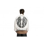 Mwm Wings Jacket Εκρού, Ασημί