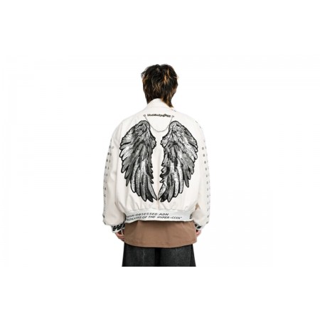 Mwm Wings Jacket Εκρού, Ασημί