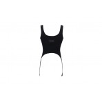 Mwm Logo Tank Crop Top Αμάνικο Γυναικείο (MW082010487 BLACK)