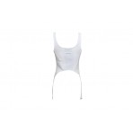 Mwm Logo Tank Crop Top Αμάνικο Γυναικείο (MW082010487 WHITE)