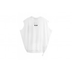 Mwm Mike Tendy Crop Top Αμάνικο Γυναικείο (MW082010594 WHITE)