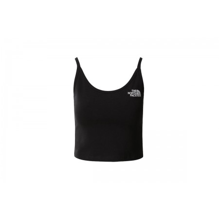 The North Face Γυναικεία Αμάνικη Crop Top Μπλούζα Μαύρη