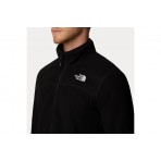 The North Face 100 Glacier Full-Zip Fleece Ανδρική Ζακέτα Μαύρη