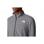 The North Face 100 Glacier Full-Zip Fleece Ανδρική Ζακέτα Γκρι