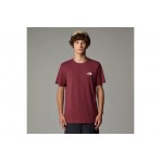 The North Face Simple Dome Ανδρικό Κοντομάνικο T-Shirt Βυσσινί