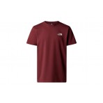 The North Face Simple Dome Ανδρικό Κοντομάνικο T-Shirt Βυσσινί