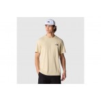 The North Face Simple Dome Ανδρικό Κοντομάνικο T-Shirt Μπεζ