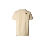 The North Face Simple Dome Ανδρικό Κοντομάνικο T-Shirt Μπεζ